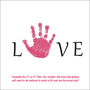 Personalised 'Love' Baby Print Keepsake Package, thumbnail 6 of 8