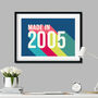 Personalised 21st Birthday Year Print, thumbnail 5 of 7