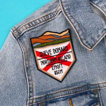 Slieve Donard Mountain Sew On Patch, 2 of 2