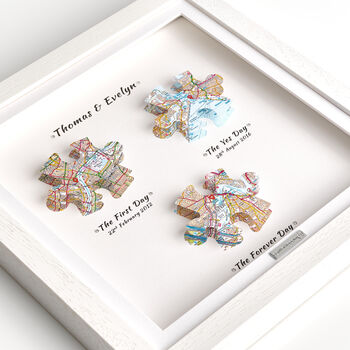 Personalised 3D Jigsaw Map Valentines Day Gift For Boyfriend, Girlfriend Or Couples, 6 of 12