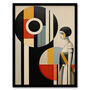 Bauhaus Beauty Stylish Abstract Modern Wall Art Print, thumbnail 5 of 6