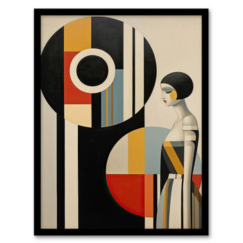 Bauhaus Beauty Stylish Abstract Modern Wall Art Print, 5 of 6