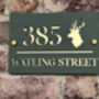 Personalised Stag Design House Acrylic Number Sign, thumbnail 9 of 11
