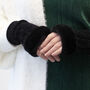 Cosy Cable Knit Fingerless Gloves, thumbnail 6 of 12