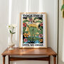 'Together Until We Croak' Cute Frog Couples Print, thumbnail 4 of 9