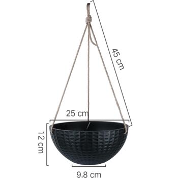 Pack Of Two Hanging Planter For Indoor Outdoor, 10 of 12