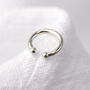 Sterling Silver Fake Septum Helix Nose Ring Cuff, thumbnail 1 of 3