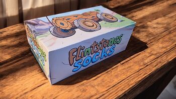 Flintstones Fred Flintstone Socks Handcrafted Box, 4 of 8
