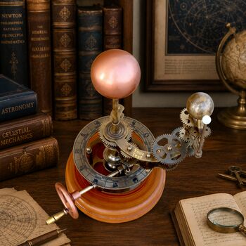 Engraved Mechanical Orrery Solar Astronomy System, 5 of 6