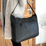 Women's Large Leather Handbag, Travel Bag, Flight Bag, Gym Bag, thumbnail 8 of 8