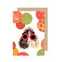 Guinea Pig In Sunglasses Greetings Card, thumbnail 2 of 2