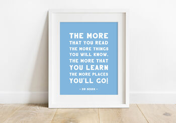 Dr Seuss 'Places You'll Go' Quote Print, 2 of 6