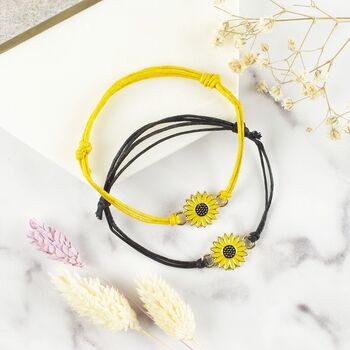 No Matter What Sunflower Wish Bracelet Set, 2 of 5