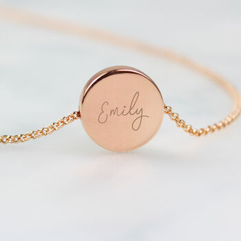 Botanical Rose Gold Necklace And Sentiment Box, 5 of 5