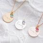 Sterling Silver 21st Birthday Disc Name Necklace, thumbnail 7 of 12