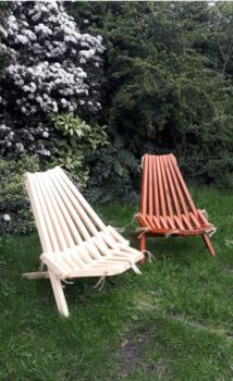 Wooden Folding Garden Chairs, 3 of 8