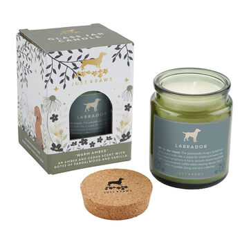 'Labrador' Definition Large Green Candle • Dog Enthusiast • Just Paws • Gift Box, 2 of 4