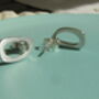 Infinity Oval Sterling Silver Earrings, thumbnail 1 of 4