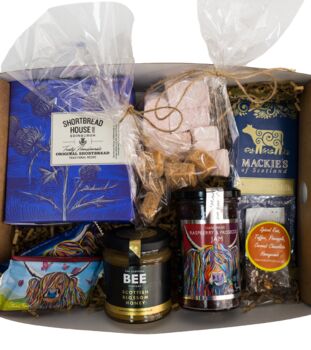 Luxury Scottish Sweet Treat Food Gift Box Hamper, 4 of 5