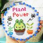 Plant Power Cross Stitch Kit, thumbnail 6 of 9