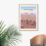 Petrified Forest National Park USA Travel Poster Print, thumbnail 4 of 8