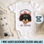 Wire Haired Dachshund Baby Onesie, thumbnail 1 of 6