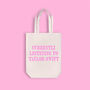 Customised Tote Bag Currently Listening To, thumbnail 2 of 4