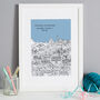 Personalised Leicester Graduation Gift Print, thumbnail 1 of 9