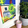 The Parsonage Didsbury Manchester Destination Wall Art, thumbnail 4 of 7