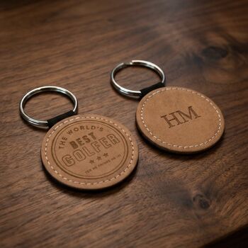 Personalised 'World's Best Golfer' Keyring, 3 of 9