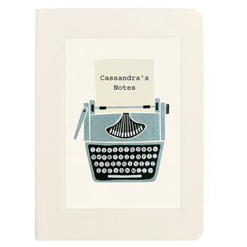 Personalised Typewriter Notebook, 5 of 6