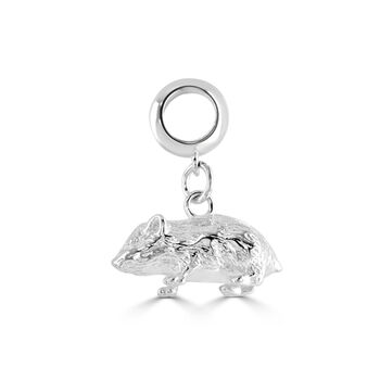 Hamster Charm Sterling Silver, 3 of 12
