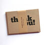 Set Of 12 Thank You Postcard Note Cards, thumbnail 2 of 7