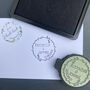 Personalised Wedding Rubber Stamp With Custom Design, thumbnail 1 of 3