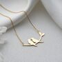 Lovebirds On Branch Necklace, thumbnail 6 of 11