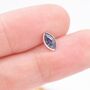 Mystic Topaz Marquise Stud Earrings In Sterling Silver, thumbnail 6 of 10