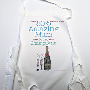 Personalised Percentage Apron, 7 of 8