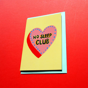 No Sleep Club Gold Foiled Card, 2 of 3
