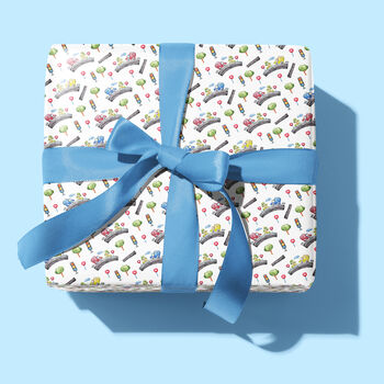 Driving Cars Wrapping Paper, 2 of 3
