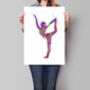 Set Of Three Gymnastic Unfinished Sketch Prints, thumbnail 4 of 5
