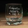 Personalised Happy Father's Day Engraved Glass, thumbnail 2 of 2