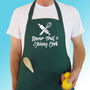 Never Trust A Skinny Cook Apron, thumbnail 3 of 4
