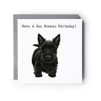 Have A Wee Bonnie Dog Birthday Card, 2 of 5