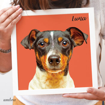 Personalised Dog Portrait From Your Photo, 2 of 10