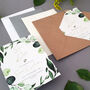 Botanical Save The Date Cards, thumbnail 1 of 3