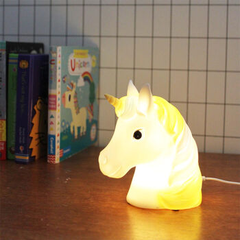 Personalised Children's Unicorn Night Light Usb, 5 of 5
