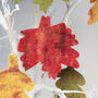 5x Autumnal Leaf Hanging Decorations, thumbnail 4 of 6