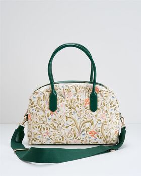 Eloise Large Bowling Bag Iris Green, 3 of 5