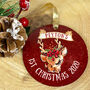 Personalised Baby's First Christmas Decoration, thumbnail 1 of 4