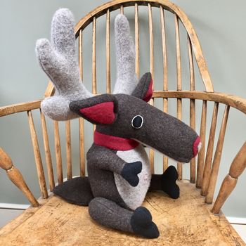 Reindeer Soft Toy For Baby's First Christmas, 8 of 10